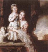 Sir Joshua Reynolds The Countess Spencer with her Daughter Georgiana China oil painting reproduction